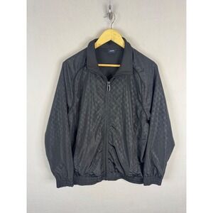 Joop! Mens JJ-26Shawn Black Monogram Zip Up Track‎ Jacket Size S 10014859
